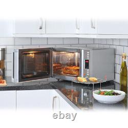 Digital Combination Microwave & Grill, 30 Litre, Stainless Steel, Igenix IG3091