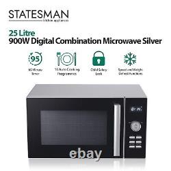 Digital Combination Microwave, Stainless Steel, Statesman SKMC0925SS