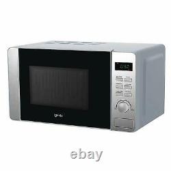 Digital Microwave, 800 W, 20 Litre, Stainless Steel, Igenix IG2086