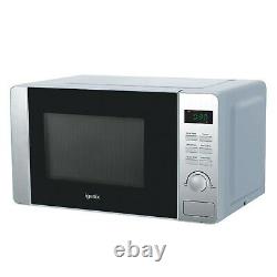 Digital Microwave, 800 W, 20 Litre, Stainless Steel, Igenix IG2086