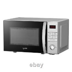 Digital Microwave, 800 W, 20 Litre, Stainless Steel, Igenix IGM0821SS