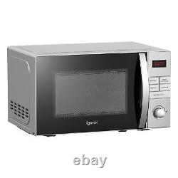 Digital Microwave, 800 W, 20 Litre, Stainless Steel, Igenix IGM0821SS