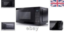 Digital Microwave Grill 20 Litre 800W Black Touch Control Stainless Steel Inner