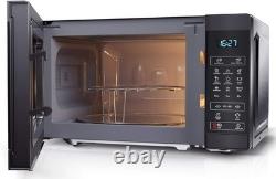 Digital Microwave Grill 20 Litre 800W Black Touch Control Stainless Steel Inner