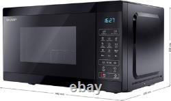 Digital Microwave Grill 20 Litre 800W Black Touch Control Stainless Steel Inner