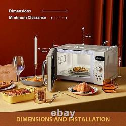 Digital Microwave Oven 20L 800W Freestanding Counter Top 5 Power Levels Cooker