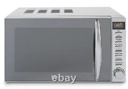 EGL 20L Mirrored Microwave Microwaves, Silver, BNWT