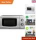 Effortless Cooking With 20l Silver Manual Microwave 700w & Easy Timer Control