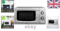 Effortless Cooking with 20L Silver Manual Microwave 700W & Easy Timer Control
