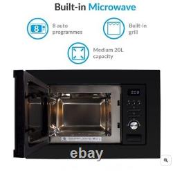 ElectrIQ EIQMOGB120BLACK 20L Built in Microwave with Grill Black