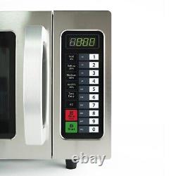 ElectriQ 1000W 25L Programmable Commercial Kitchen Freestanding Micro EIQMWCOM25