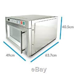 ElectriQ 1800W 30L Programmable Commercial Microwave for Commercial Ki EIQCMW30L