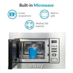 ElectriQ 20 L Built-In Microwave & Grill SS 800 W Micro & 1000 W Grill