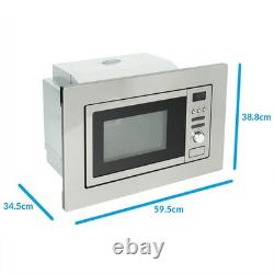 ElectriQ 20 L Built-In Microwave & Grill SS 800 W Micro & 1000 W Grill