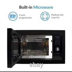 ElectriQ 25L Built in Integrated Standard Solo Microwave in Black