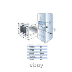 ElectriQ 25 L Built-In Microwave 900 W, Large 31.5 cm Turntable & 8 Auto Modes