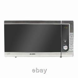 ElectriQ 40L 1000W Freestanding Combination Microwave 11 Power Levels Silver