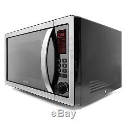 ElectriQ 900 Watt 25L Freestanding Digital Combination Microwave Black