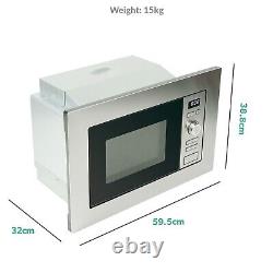 ElectriQ Built-In Microwave Stainless Steel eiQMOBI17