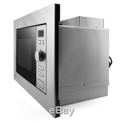 ElectriQ Built-in 17L Cupboard Fit Stainless Steel Microwave Oven