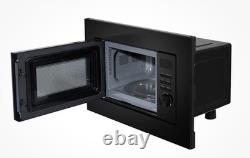 ElectriQ EIQMOB20BLACK Digital Microwave 20L 800W Brand New, cracks on frame