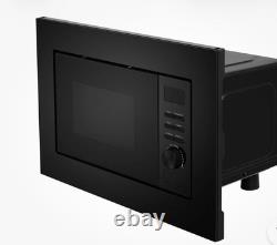 ElectriQ EIQMOB20BLACK Digital Microwave 20L 800W Brand New, cracks on frame