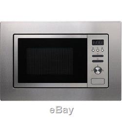 Electriq Stainless Steel 20 Litre Built in Microwave Oven & Grill, with Frame