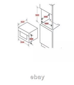 Ex Display Cookology IM20LSS 20L 800W 60cm Integrated Built-in Microwave Ex5