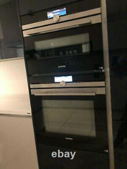 Ex-display Siemens iQ700 CM678G4S6B compact oven with microwave