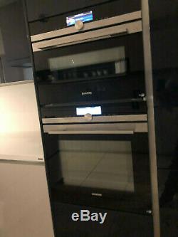 Ex-display Siemens iQ700 CM678G4S6B compact oven with microwave