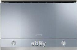 Ex-display Smeg MP122 60cm Silver'Linea' Microwave Oven & Grill RRP £550