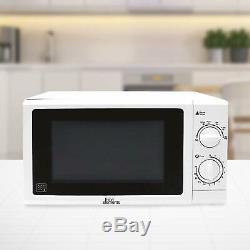 Fine Elements 800W Freestanding Microwave with 20 Litre Capacity in White, New