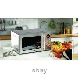 Freestanding Microwave Oven In Silver With Defrost, 20L, 700W Daewoo SDA2090