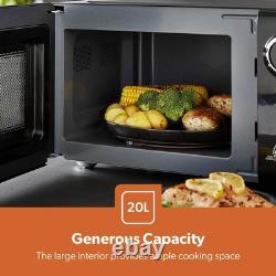 GEEPAS 1.8L Kettle 4 Slice Bread Toaster & 20 L 700W Digital Microwave Oven