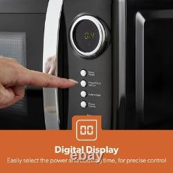 GEEPAS 1.8L Kettle 4 Slice Bread Toaster & 20 L 700W Digital Microwave Oven