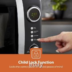 GEEPAS 1.8L Kettle 4 Slice Bread Toaster & 20 L 700W Digital Microwave Oven