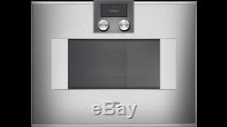 Gaggenau BM451110 Combi-microwave oven stainless steel behind 60 cm