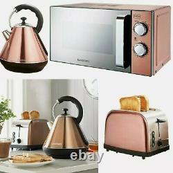 Goodman's Copper Microwave, Diamond Kettle, 2 Slice Toaster SET