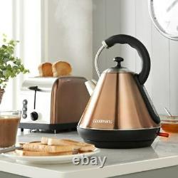 Goodman's Copper Microwave, Diamond Kettle, 2 Slice Toaster SET