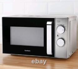 Goodmans Stainless Steel Microwave 17L Capacity 5 Heat Settings Defrost Option