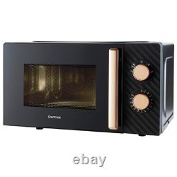 Goodmans Wave Black & Rose Gold Microwave