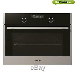 Gorenje BCM547S12X Combined Compact Microwave Oven with Real Fan Oven Function