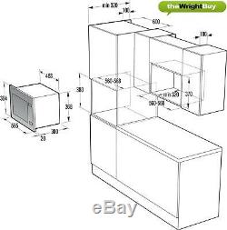 Gorenje BM171E2X Built in Microwave Grill in Stainless Steel, Integrated 17L