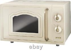 Gorenje Classico MO4250CLI Microwave Oven Retro Design Light Beige 800W 20L New