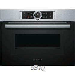 Graded Bosch CMG633BS1B 60cm Compact Oven Combi Microwave (B-19100) RRP £1039