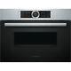 Graded Bosch Cmg633bs1b 60cm Compact Oven Combi Microwave (b-19100) Rrp £1039