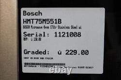 Graded HMT75M551B BOSCH Microwave Oven 17ltr Stainless Steel with 274104