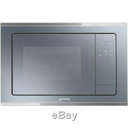 Graded Smeg FMI420S 60cm Silver Glass Microwave Oven (JUB-30324) RRP £499