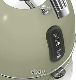 Green Swan Dome Kettle Fast Boil & Toaster and Microwave Set Stainless Steel NEW