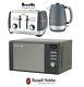 Grey Breville Strata Kettle And Toaster Set & Russell Hobbs Retro Microwave New